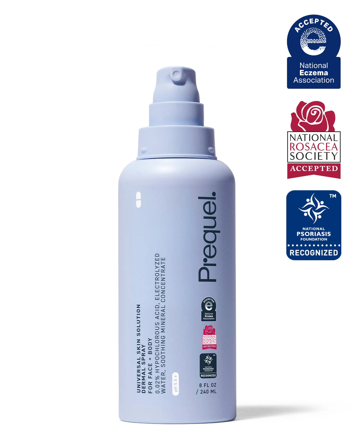 Prequel Hypochlorous Acid Spray HOCL Facial Mist 次氯酸噴霧爽膚水 DERMAL SPRAY FOR FACE + BODY