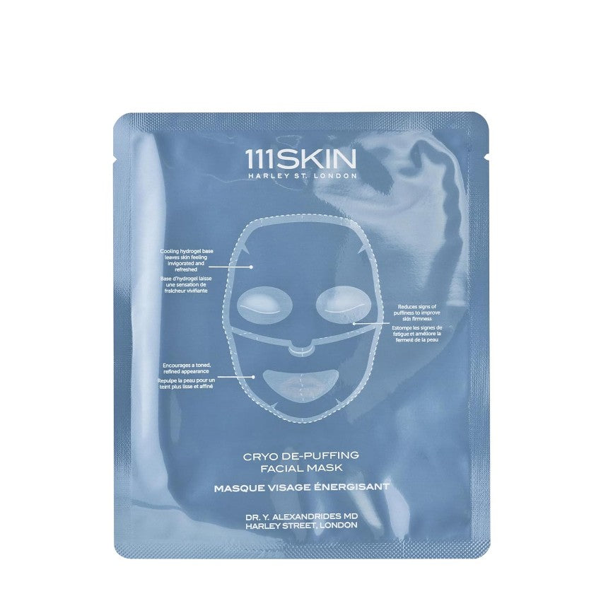 111SKIN藍色冰萃塑顏面膜 5片散裝 111SKIN Cryo De-Puffing 章小蕙推薦