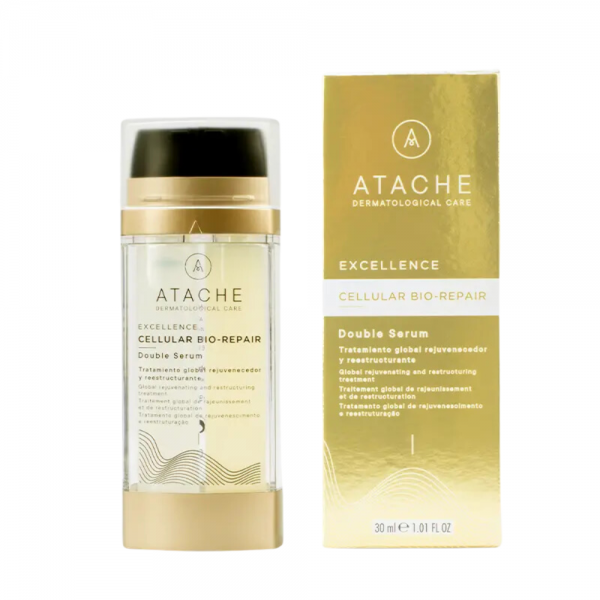 西班牙 ATACHE Cellular Bio repair Double Serum 雙萃煥膚精華 30ml Day & Night