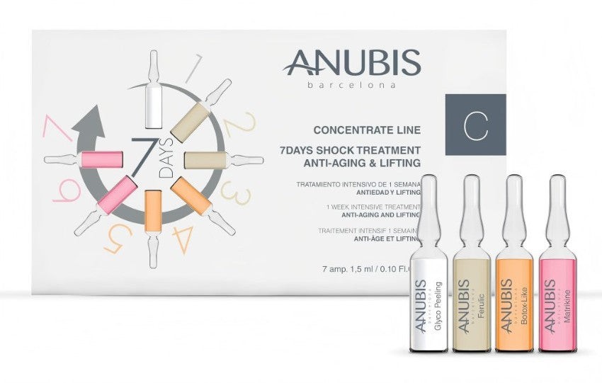 西班牙 ANUBIS BARCELONA 七天彩虹安瓶 抗老煥膚精華