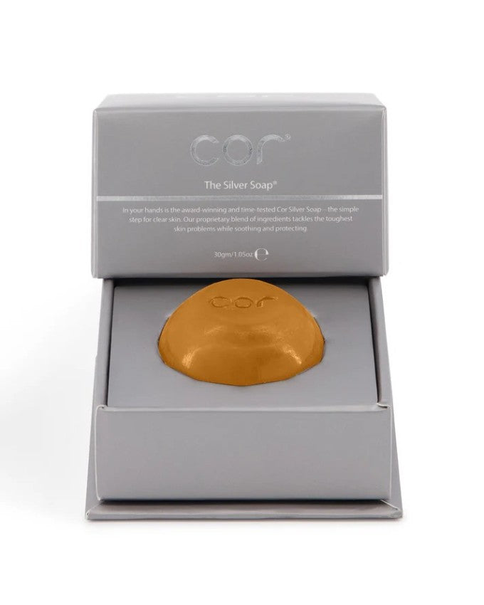 COR 鈉米銀抗菌亮肌淡斑潔面皂 30g                          COR SILVER SOAP 30g