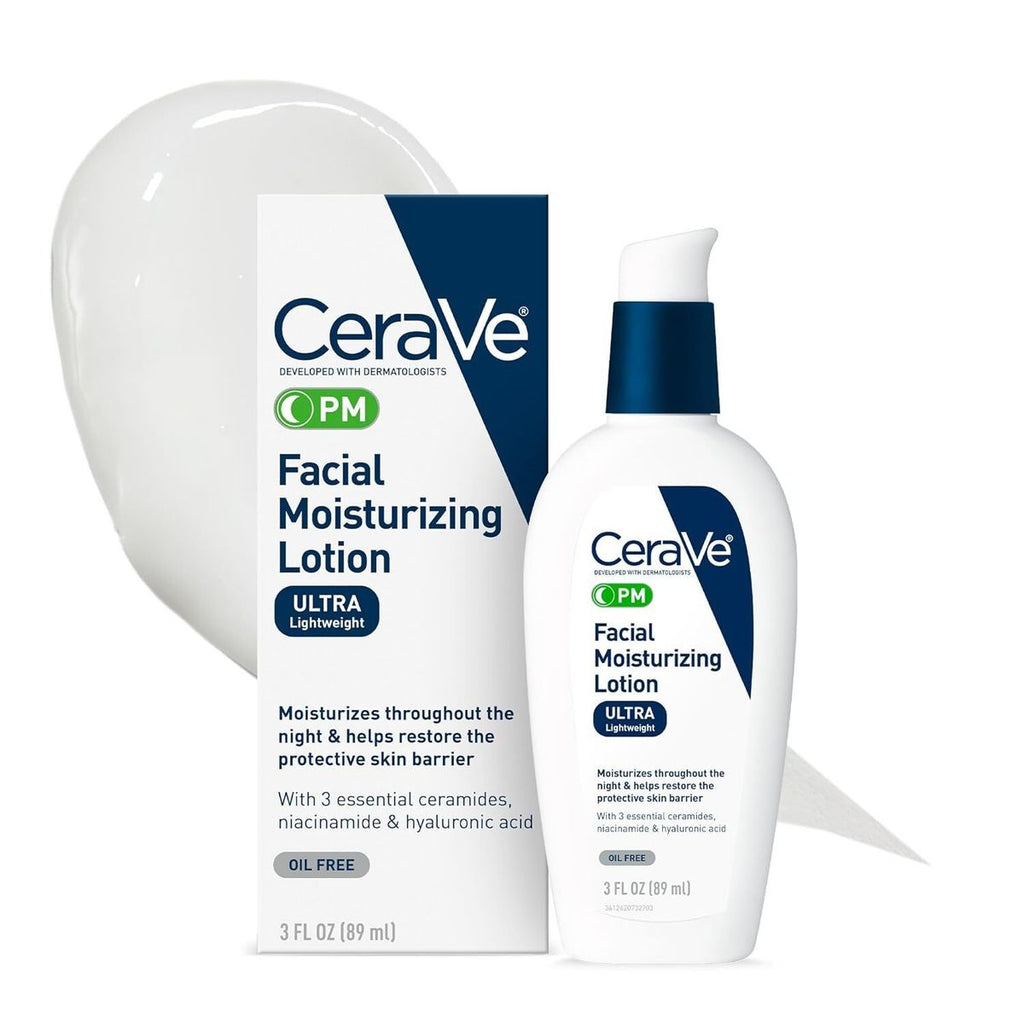 美版 CeraVe PM Facial Moisturizing Lotion 夜間面部保濕乳液 89ml