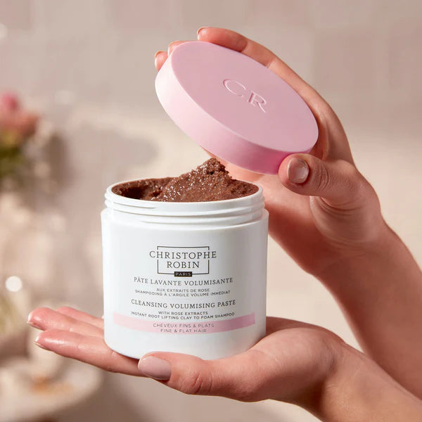 Christophe Robin Cleansing Volumizing Paste with Rose Extracts 250ml 玫瑰豐盈淨化髮泥 深層清潔 強韌豐盈