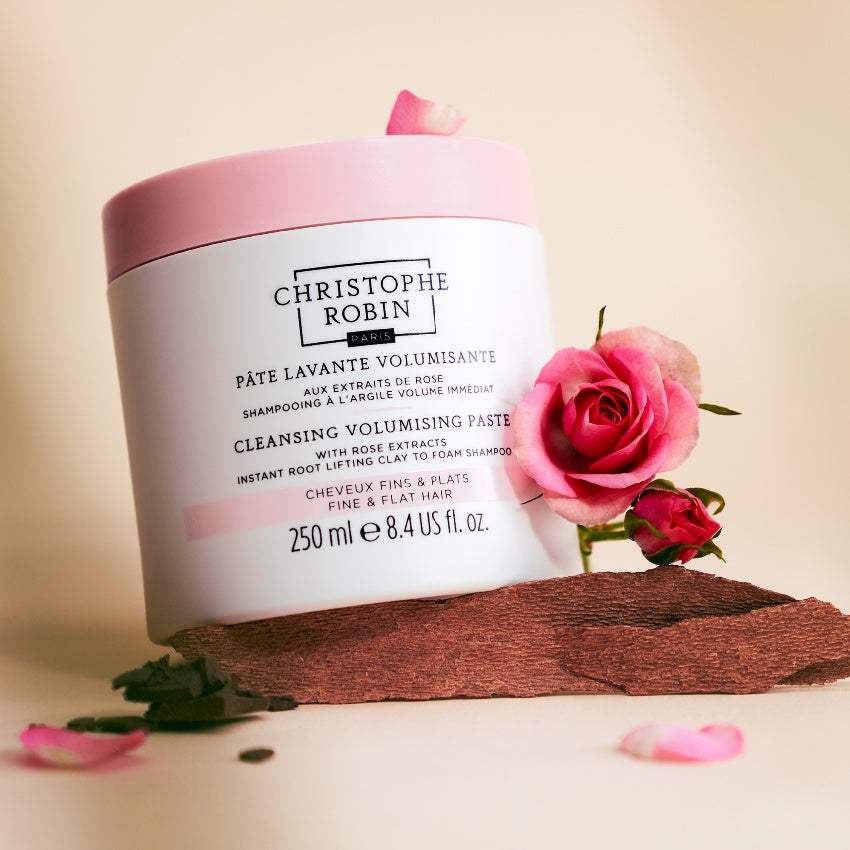 Christophe Robin Cleansing Volumizing Paste with Rose Extracts 250ml 玫瑰豐盈淨化髮泥 深層清潔 強韌豐盈