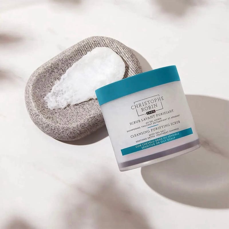 Christophe Robin cleansing purifying scrub with sea salt Christophe Robin 海鹽舒緩頭皮潔淨霜 去屑控油洗髮膏 250ml