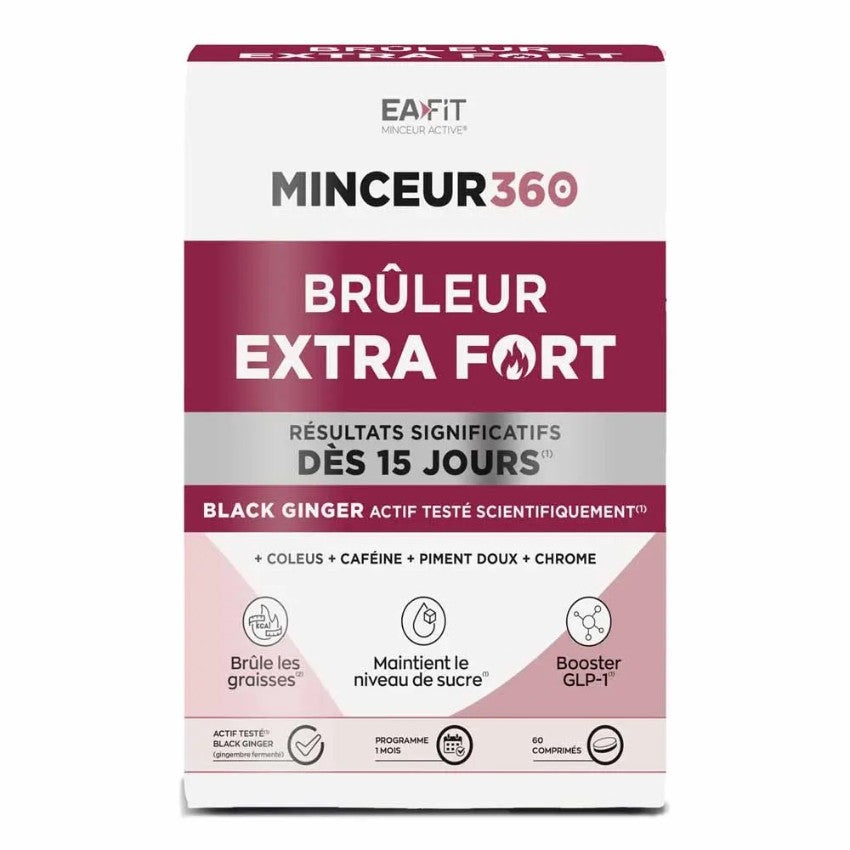 Eafit Active Slimming Minceur 360 特強脂肪燃燒片 60片身材管理糖油阻斷燃脂