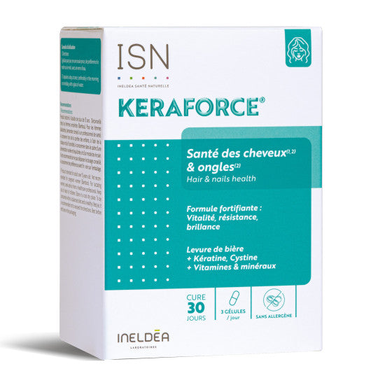 ISN KERAFORCE 植物防脫生髮固髮密髮健甲膠囊90粒