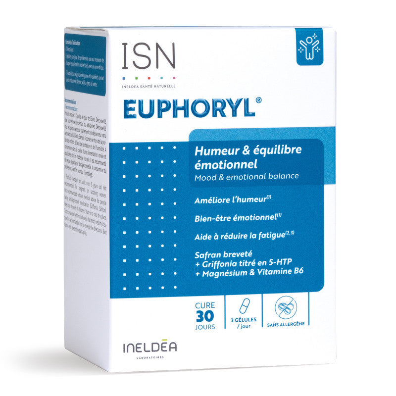 Ineldea ISN Euphoryl 情緒平衡素 緩解疲勞感 焦鬱緊張 舒壓睡眠平穩 90粒