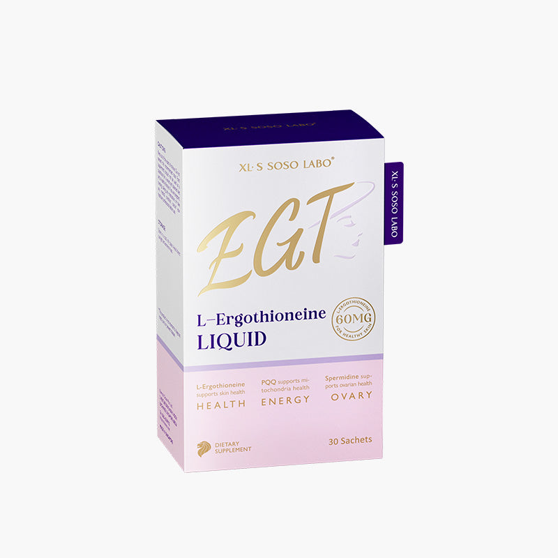 XL·S SOSO LABO L-Ergothioneine LIQUID 愛珂絲 液體L麥角硫因EGT 99.999% 高含量PQQ亞精胺AKG膠原蛋白勝肽