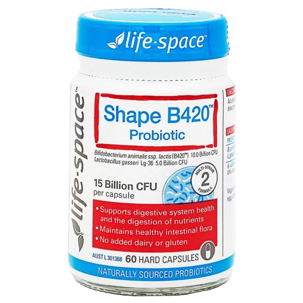 Life Space益倍適B420 塑身益生菌 60粒 硬膠囊 減肥瘦身 益生菌 排毒瘦身 減脂