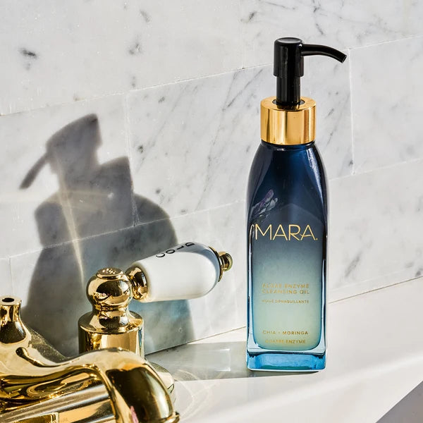 MARA Algae Enzyme Cleansing Oil 奇亞籽辣木海藻酵素卸妝油 溫和卸妝輕柔去角質植物潔面油120ml