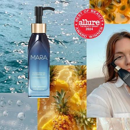 MARA Algae Enzyme Cleansing Oil 奇亞籽辣木海藻酵素卸妝油 溫和卸妝輕柔去角質植物潔面油120ml