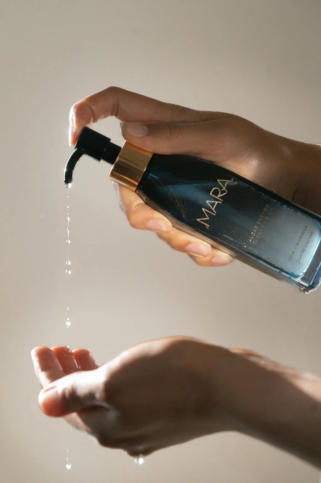 MARA Algae Enzyme Cleansing Oil 奇亞籽辣木海藻酵素卸妝油 溫和卸妝輕柔去角質植物潔面油120ml