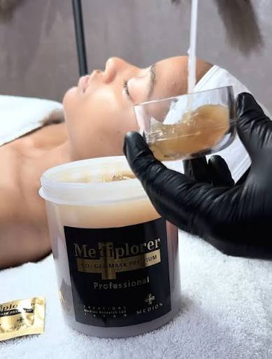 Mediplorer - Premium CO2 美迪若雅 保濕水潤緊緻凝膠面膜 CO2 GEL MASK 30回分 黑金注氧面膜院裝 限量