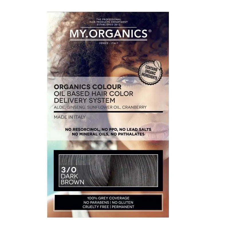 My Organics Organic Hair Colour  My.Organics 天然有機染髮劑 遮蓋白髮 無刺鼻氣味 不傷頭皮