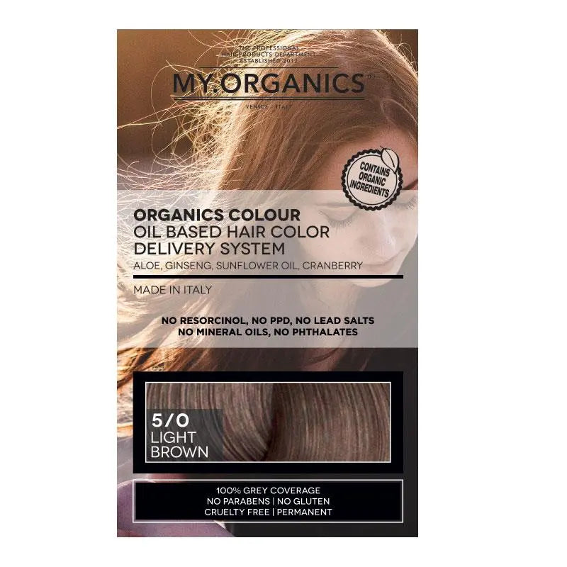 My Organics Organic Hair Colour  My.Organics 天然有機染髮劑 遮蓋白髮 無刺鼻氣味 不傷頭皮