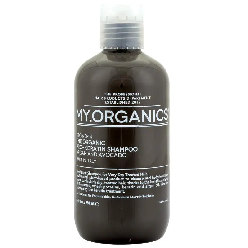 My Organics Pro-Keratin Shampoo/Conditioner with Argan & Avocado 角蛋白強韌有機洗髮露/護髮素250ml