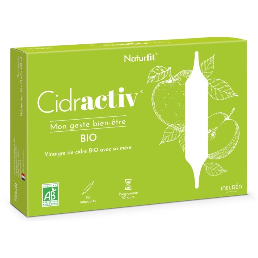 NATURFIT Cidractiv 有機蘋果醋 控糖促代謝減脂增強體質 10支安瓶