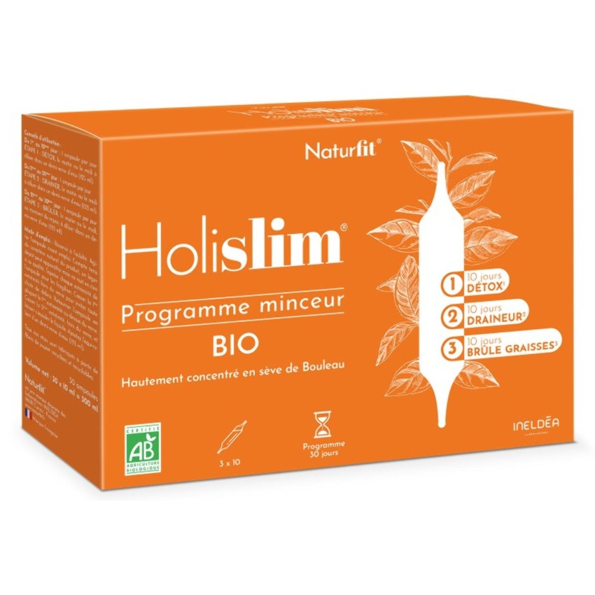 NATURFIT Holislim 有機三部曲身材管理 減肥排毒及燃脂 30支安瓶