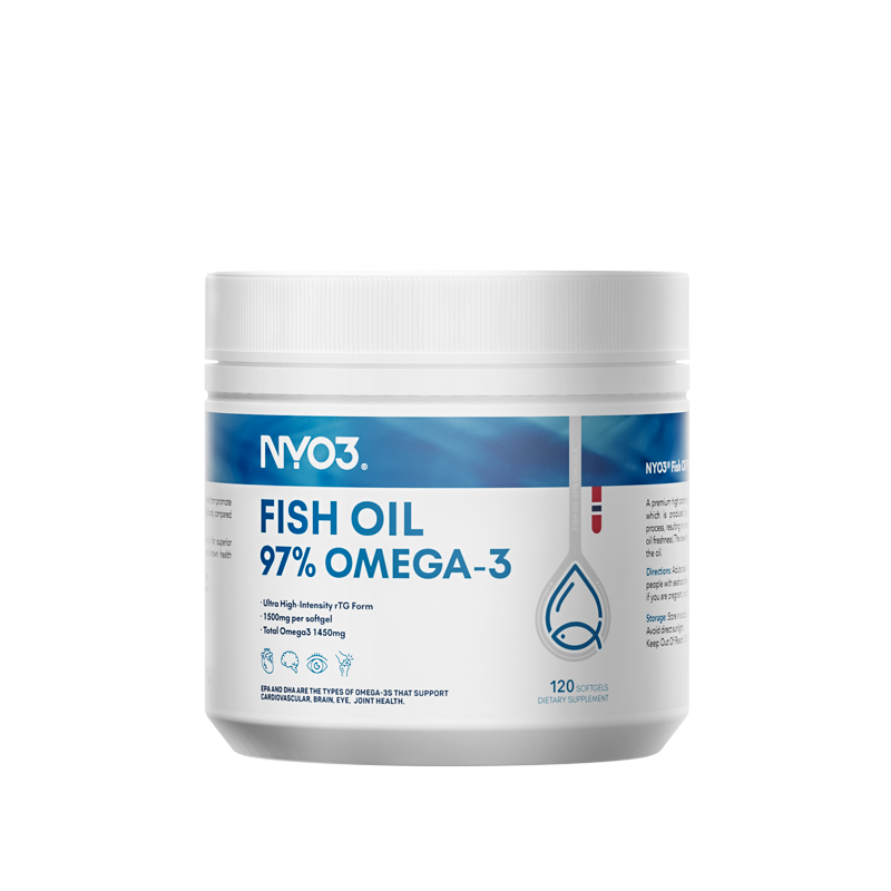 NYO3白金罐97%高純度rTG深海魚油 成人120粒 IFOS NYO3 Fish Oil Omega 3