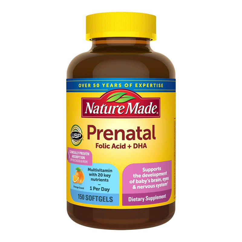 Nature Made 新版 萊萃美 產前孕婦 綜合維生素+DHA 150粒液態軟膠囊（孕婦/孕期復合維他命）