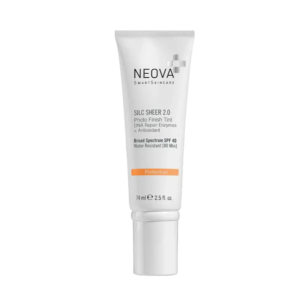 NEOVA 妮娃DNA修護抗氧化防曬乳 SILC SHEER 2.0 SPF50 74ml 廣譜物理防曬霜 UVA UVB