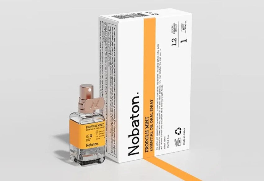 章小蕙 諾巴頓農場Nobaton 蜂膠薄荷精油 保護聲帶 清新口氣精油口腔噴霧 Nobaton oral spray