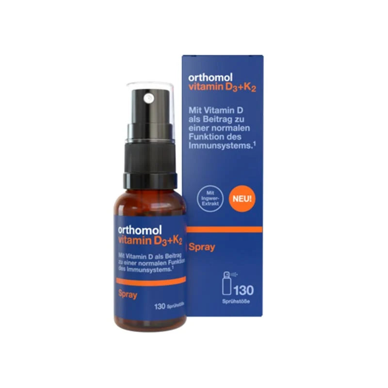 Orthomol 奧適寶 維生素D3+K2噴霧劑 20ml 鎂鈣補充 日光吸收