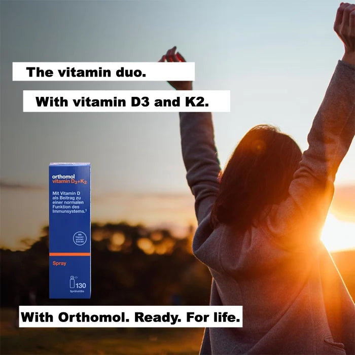 Orthomol 奧適寶 維生素D3+K2噴霧劑 20ml 鎂鈣補充 日光吸收