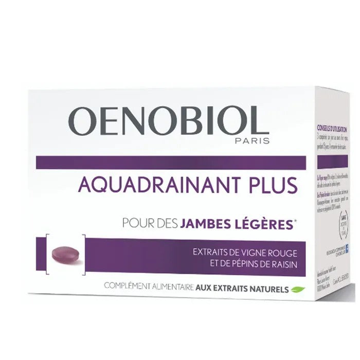 OENOBIOL 歐諾美 AQUADRAINANT PLUS 45s 葡萄籽緊緻美腿片升級版 45粒