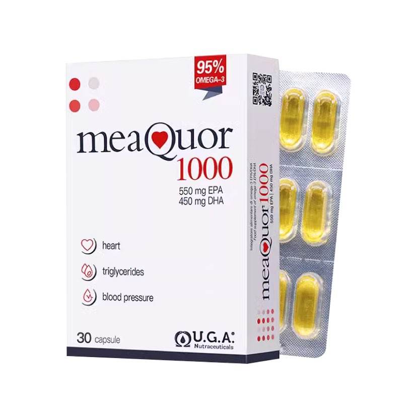 U.G.A. Nutraceuticals Omegor 1000金凱撒深海魚油 軟膠囊 30粒 意大利DHA EPA