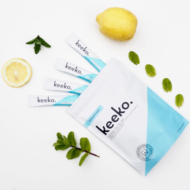 優惠 Keeko Morning Mint Oil Pulling Keeko 2星期美白牙齒 薄荷味 油拔法 口拔法 嗽口 口腔護理