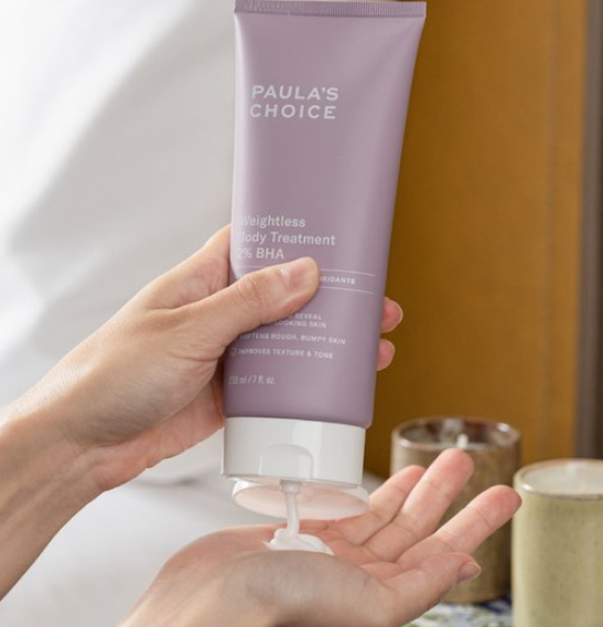 Paula's Choice 寶拉珍選 Weightless Body Treatment 2% BHA 水楊酸煥采精華身體乳210ml