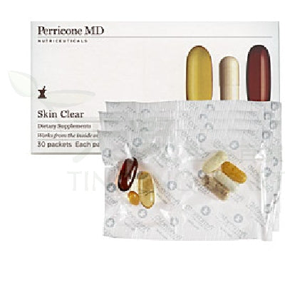 Perricone MD 健康肌膚套餐30天Perricone MD Skin Clear Supplements 去痘淨肌抗炎 店主自用推薦