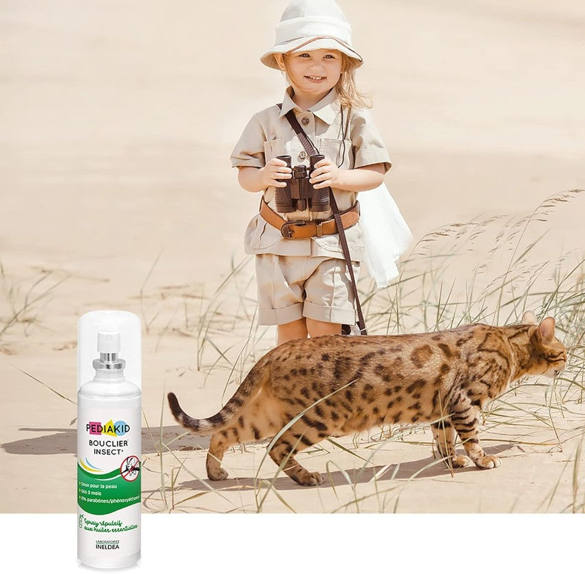 PEDIAKID 驅蟲噴霧 精油驅蚊噴霧 100ml 有效驅蚊、蜱蟲和黃蜂 3個月以上適用