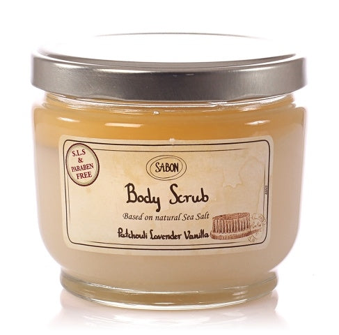 Sabon BODY SCRUB P/L/V Sabon 身體磨砂膏 廣藿香薰衣草香草600g