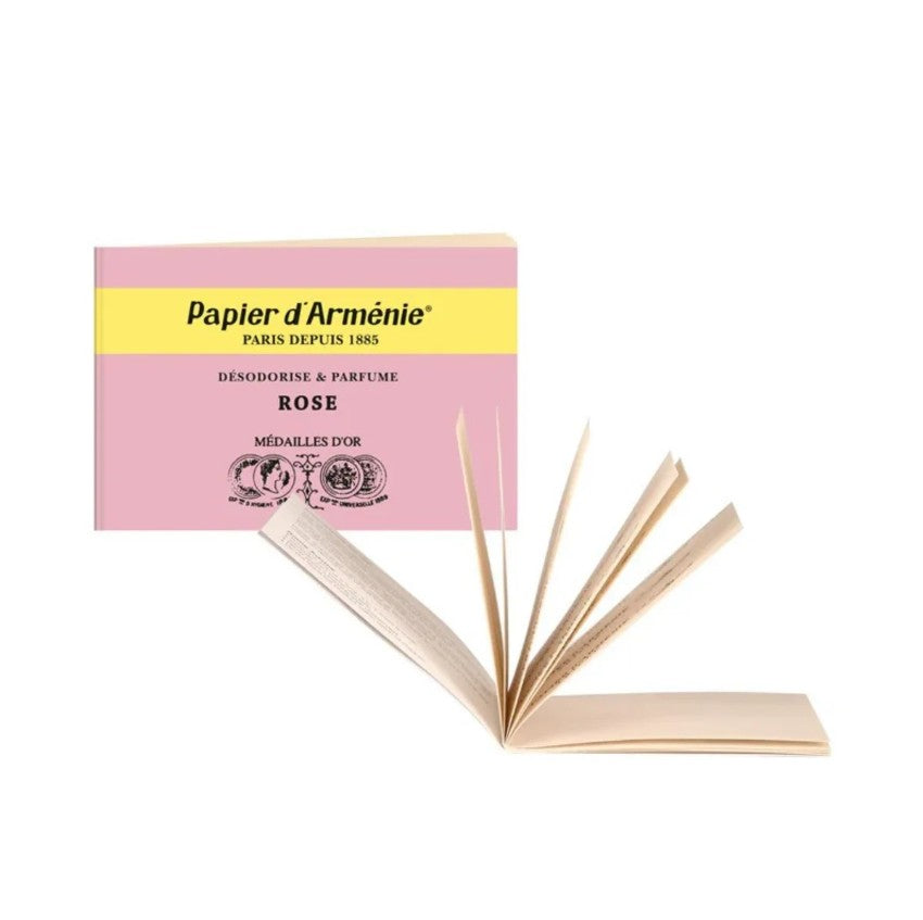 Papier d'Arm�nie 法國百年傳承 亞美尼亞香薰紙 桃紅色-玫瑰 安息香 室內擴香PAPER ARMENIA Pink