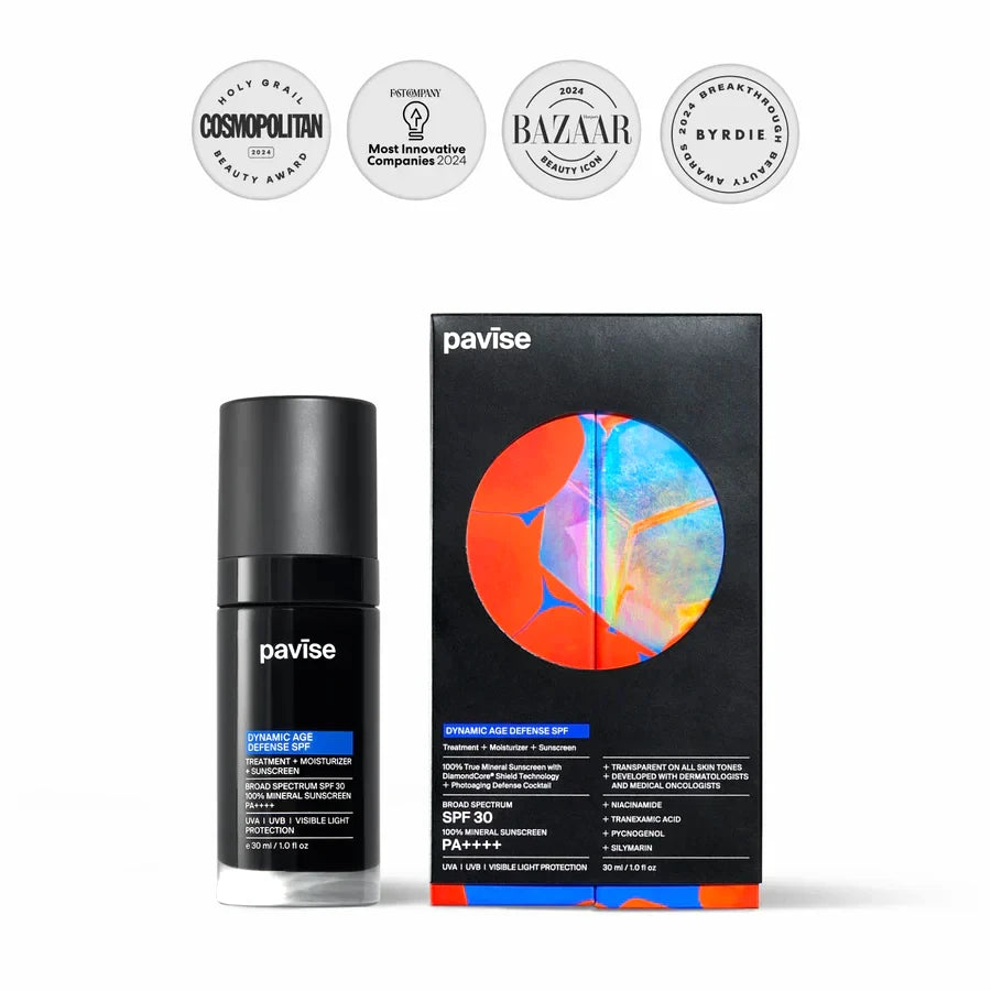 Pavise Dynamic Age Defense 30ml 動態抗老防護防曬精華SPF30 獲獎配方 逆轉細紋與鬆弛