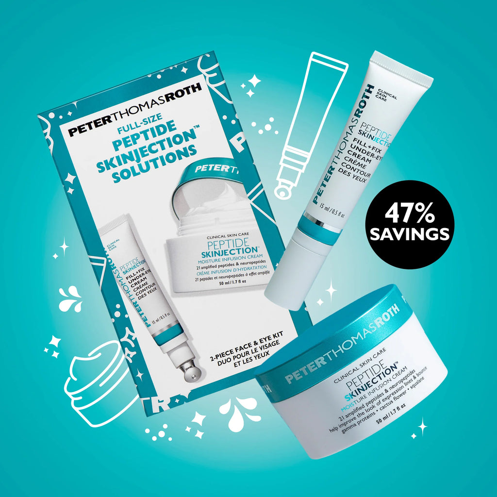 Peter Thomas Roth peptide Skinjection Under-Eye Cream and Moisturizer 眼霜與胜肽保濕霜