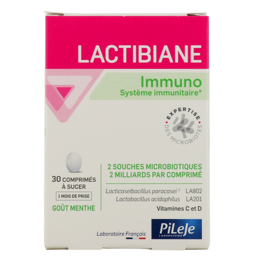 法國 Pileje 必樂基 Lactibiane Immuno 乳酸菌咀嚼片