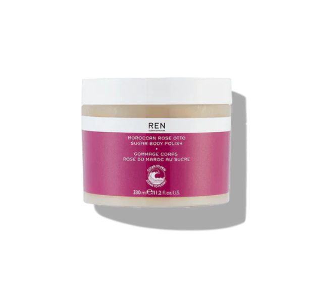 REN 玫瑰蜜糖身體去角質霜REN Moroccan Rose Otto Sugar Body Polish