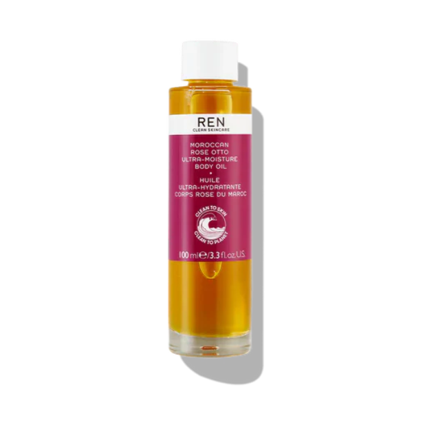 REN 摩洛哥玫瑰身體潤膚油100ml REN Moroccan Rose Otto Ultra-Moisture Body Oil