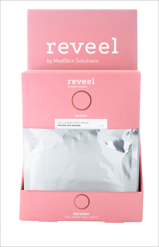董潔推薦 Reveel Collagen Face Mask 膠原蛋白新肌面膜 伊能靜 散裝 章小蕙愛用