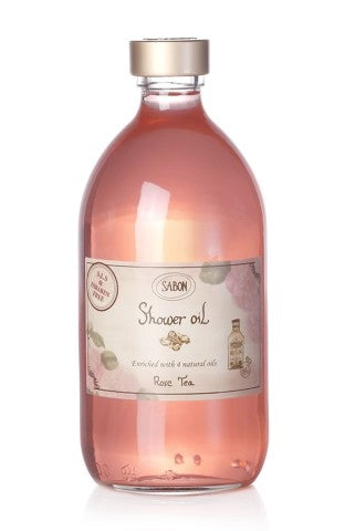 Sabon  Shower Oil ROSE TEA 沐浴油 Sabon 玫瑰花茶 500ml