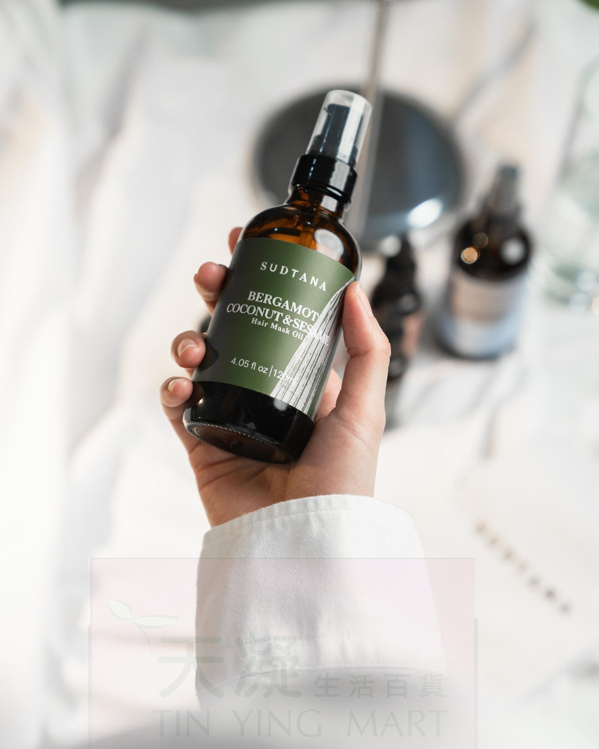 章小蕙Sudtana 佛手柑椰子修復護髮固髮預洗髮油 髮膜油 120ml Sudtana Bergamot Coconut & Sesame Hair Mask Oil 120ml