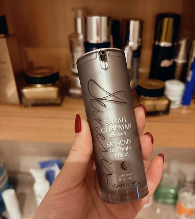 章小蕙推薦 Sarah Chapman Skinesis Overnight Facial 晚安面部護理油 熬夜神器 15ML