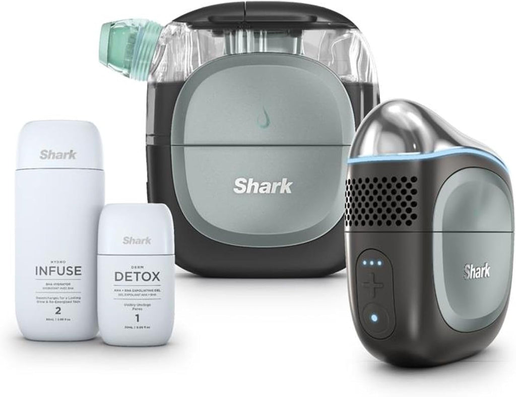 Shark FacialPro Glow+ DePuffi 二合一美容儀(冷熱療法) 10分鐘打造專業級居家煥膚體驗