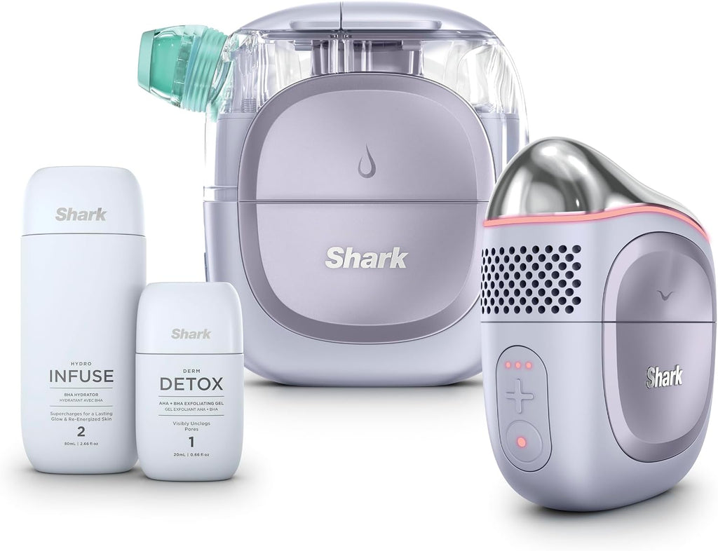 Shark FacialPro Glow+ DePuffi 二合一美容儀(冷熱療法) 10分鐘打造專業級居家煥膚體驗
