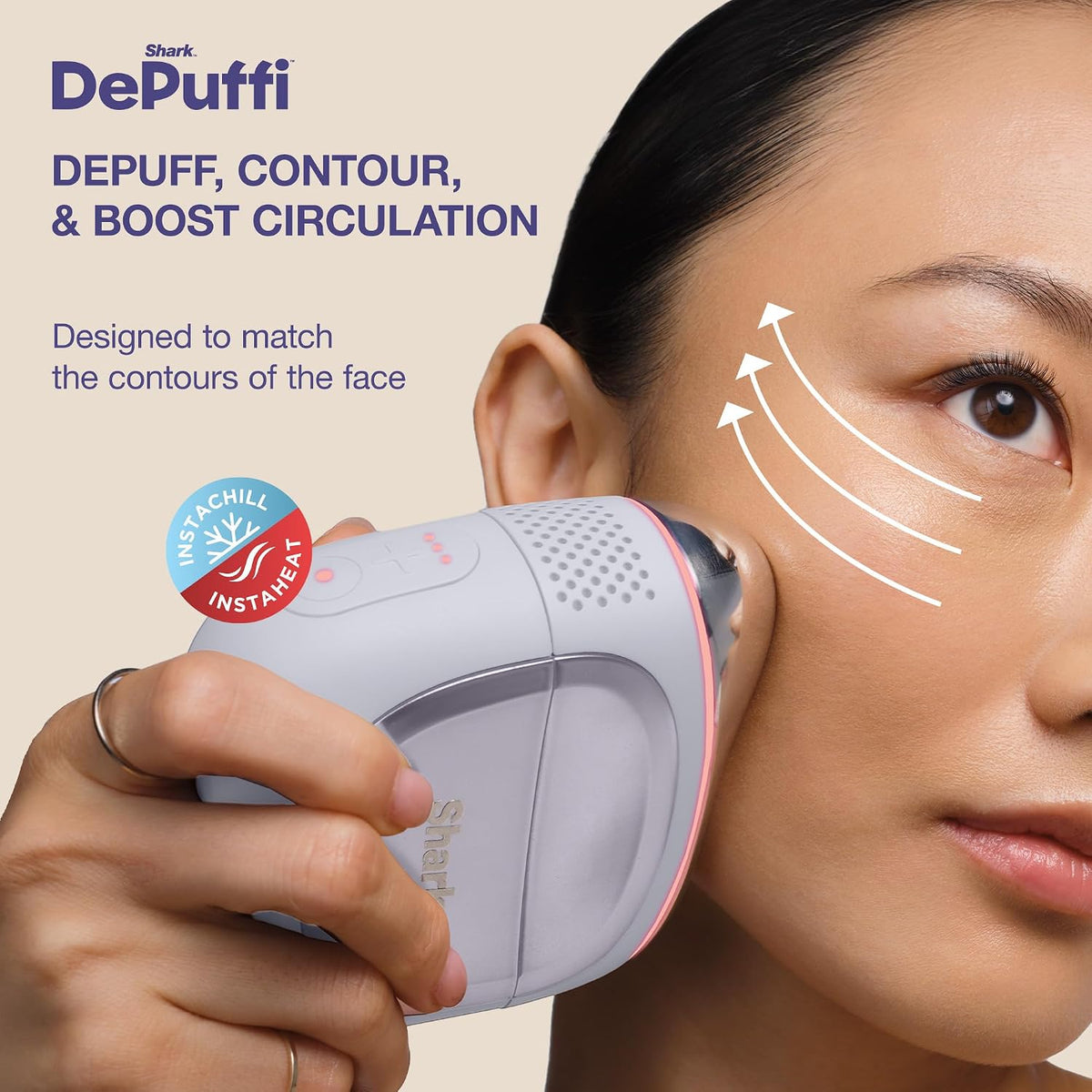 Shark FacialPro Glow+ DePuffi 二合一美容儀(冷熱療法) 10分鐘打造專業級居家煥膚體驗