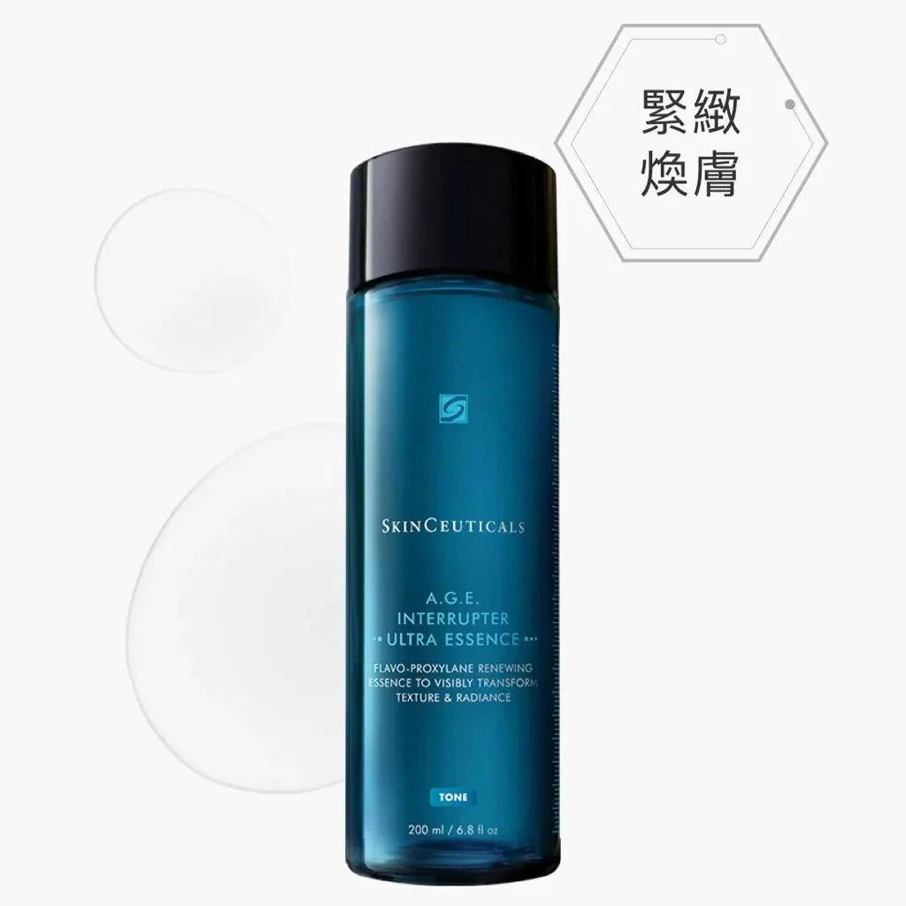 SkinCeuticals A.G.E. Interrupter Ultra Serum Essence 200ml 煥顏精華水 抗醣抗老 溫和煥顏修屏障